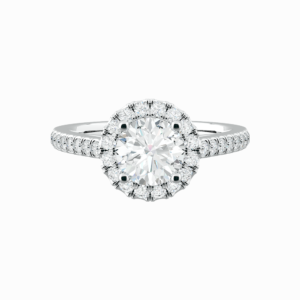 Halo Diamond Engagement Ring