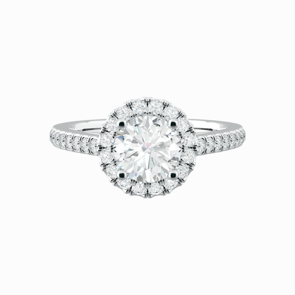 Halo Diamond Engagement Ring