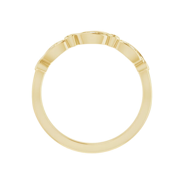 Diamond Anniversary Band in 14K Yellow Gold 0.06 CTW