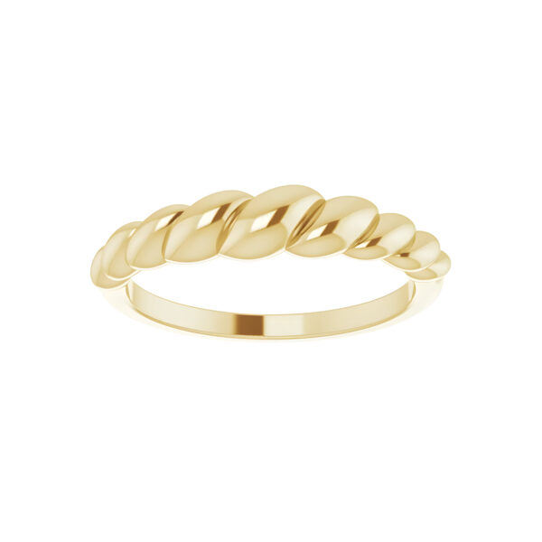 Rope Dome Ring in 14K Yellow Gold