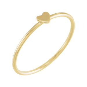 Petite Heart Ring in 14K Yellow Gold